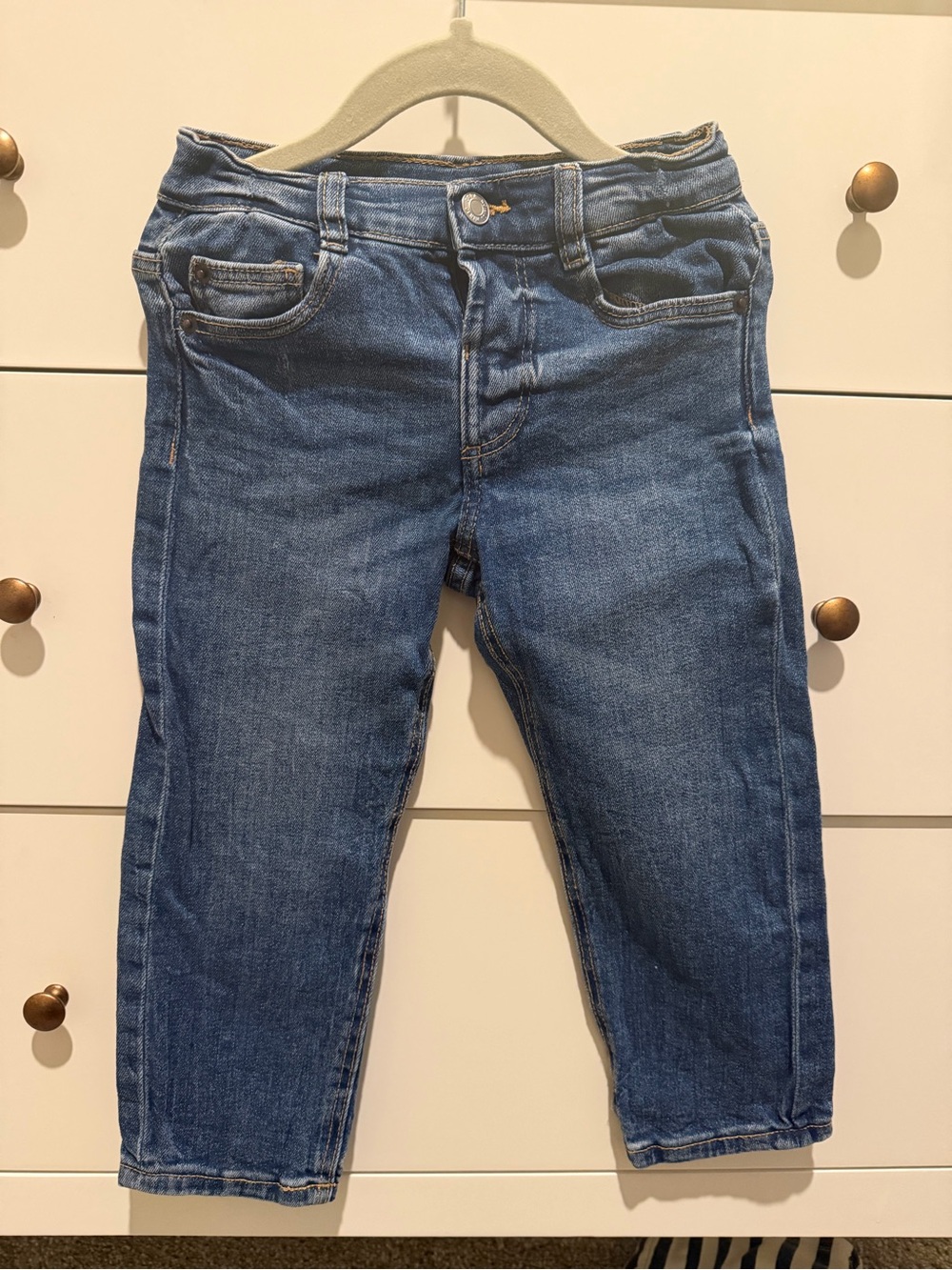 Zara Mid Blue Cropped Women's Jeans